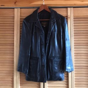 Ladies buttery soft leather jacket